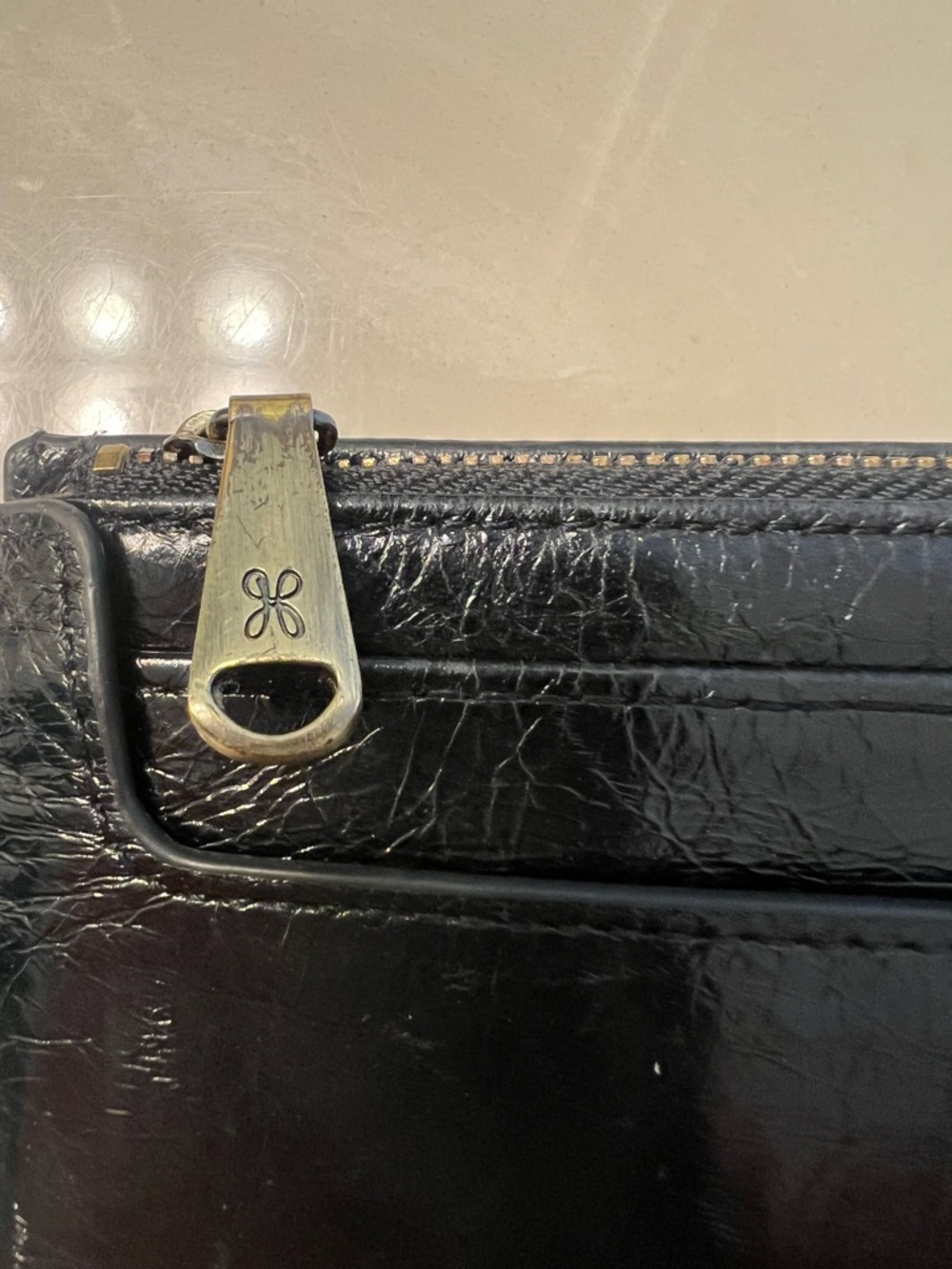HOBO Dunn Continental black wallet, retails at $118 - Picture 2 of 16